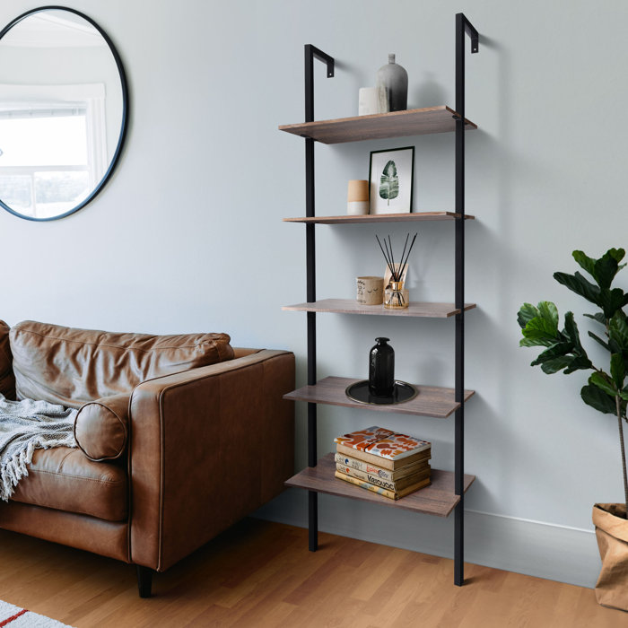 17 Stories 72" H X 23.75" W Metal Ladder Bookcase & Reviews Wayfair.ca